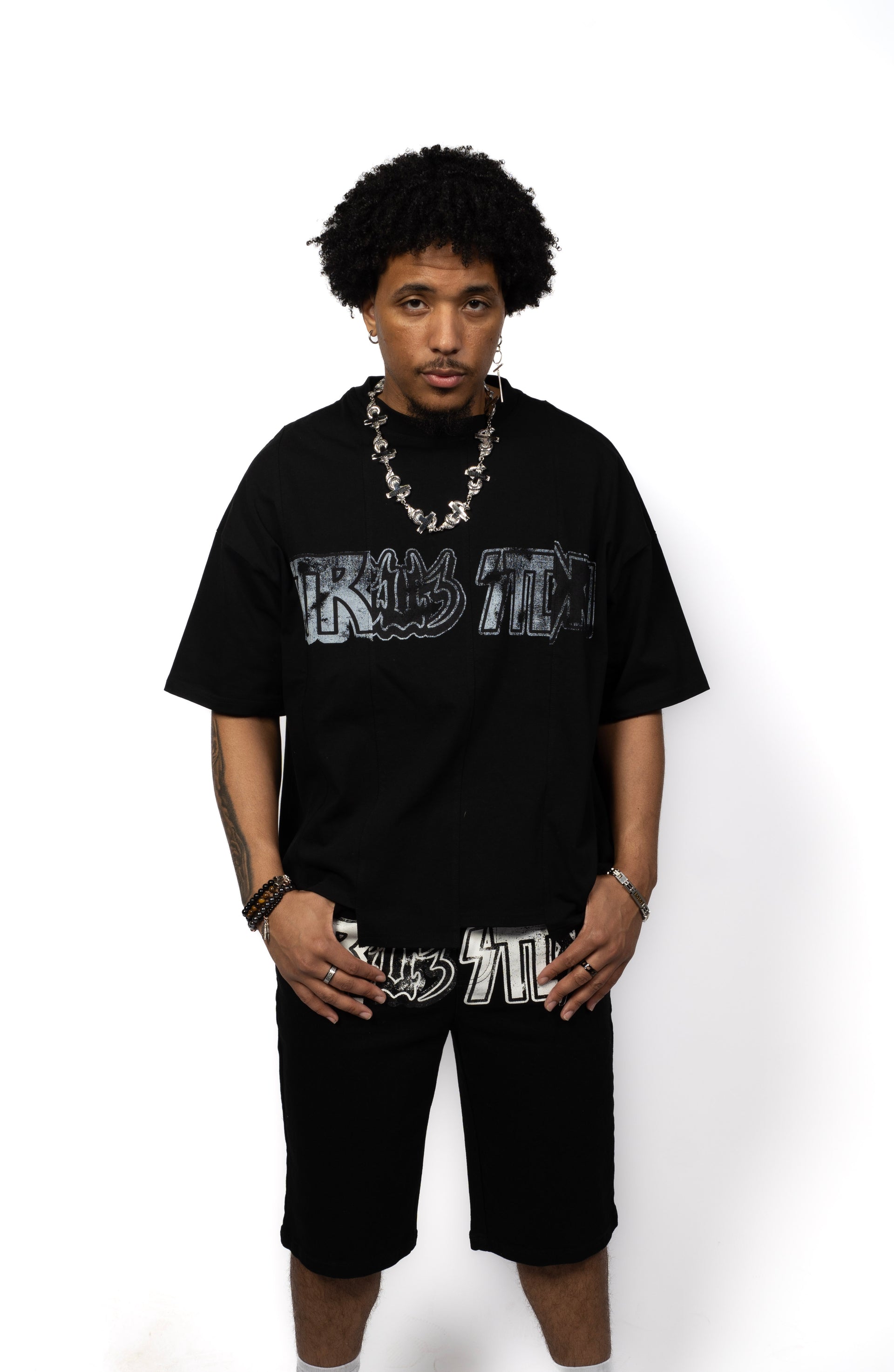 Tru3stori Graffiti Black Tee