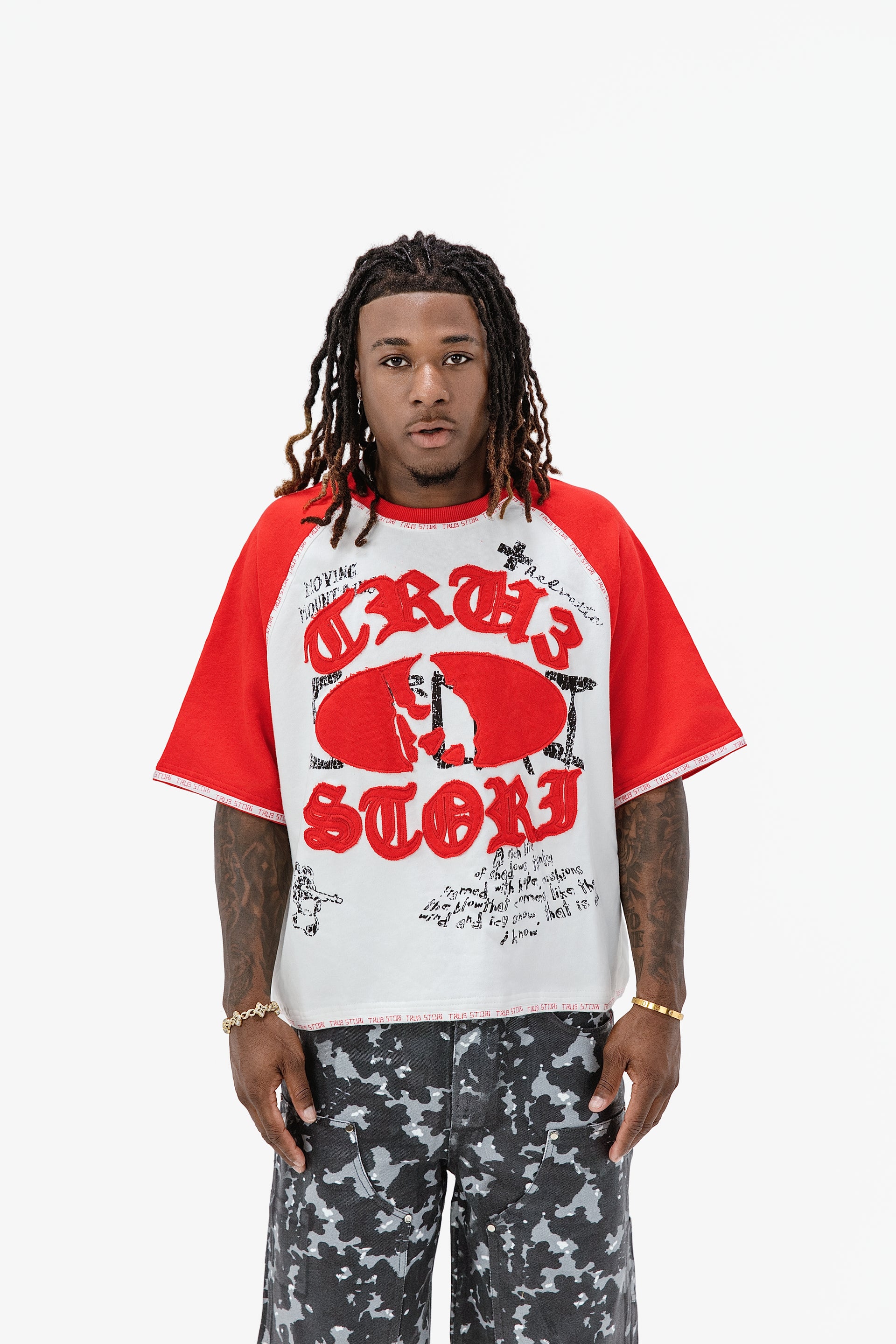 Red Opaque Tee