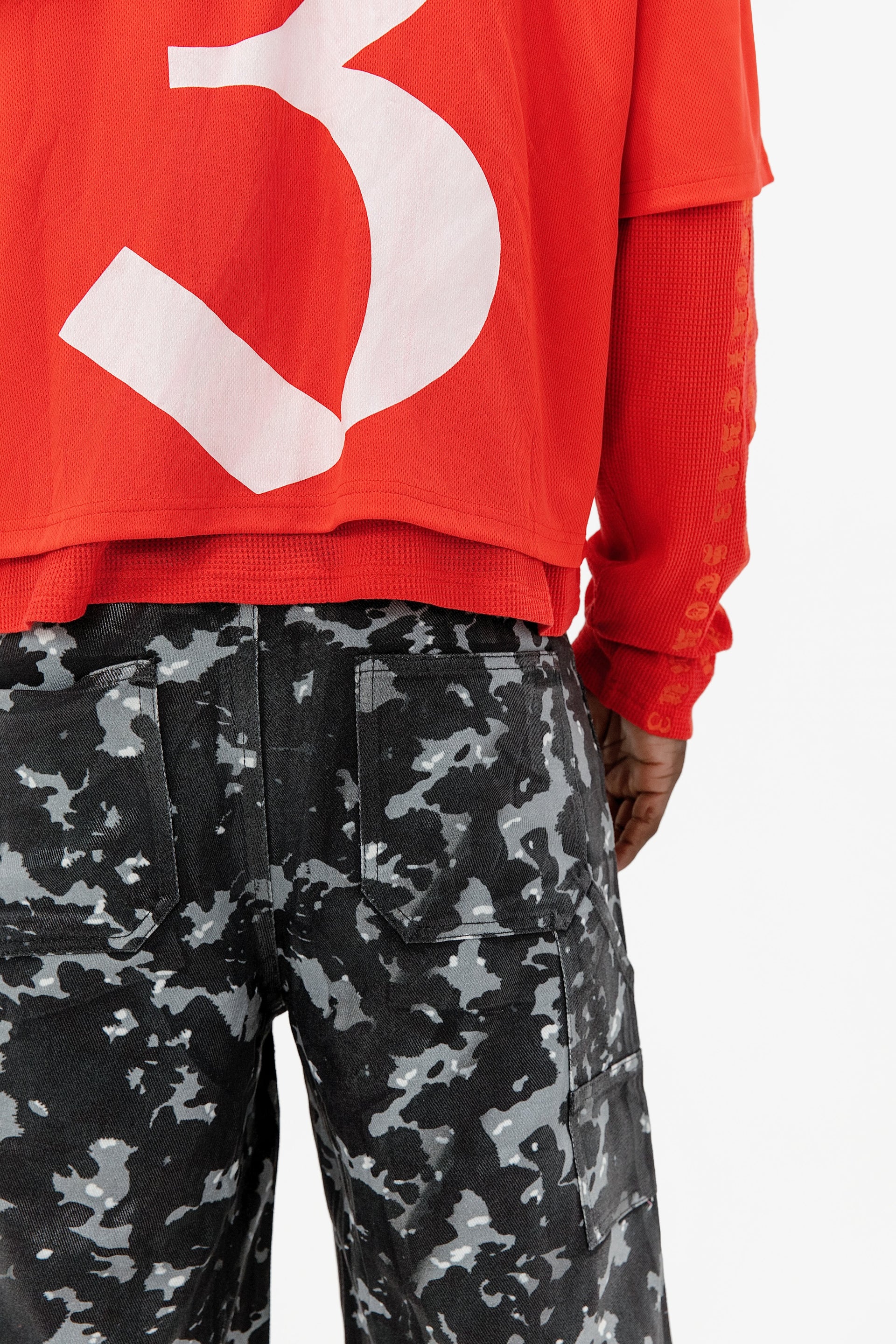 Camo Black Wax Denim