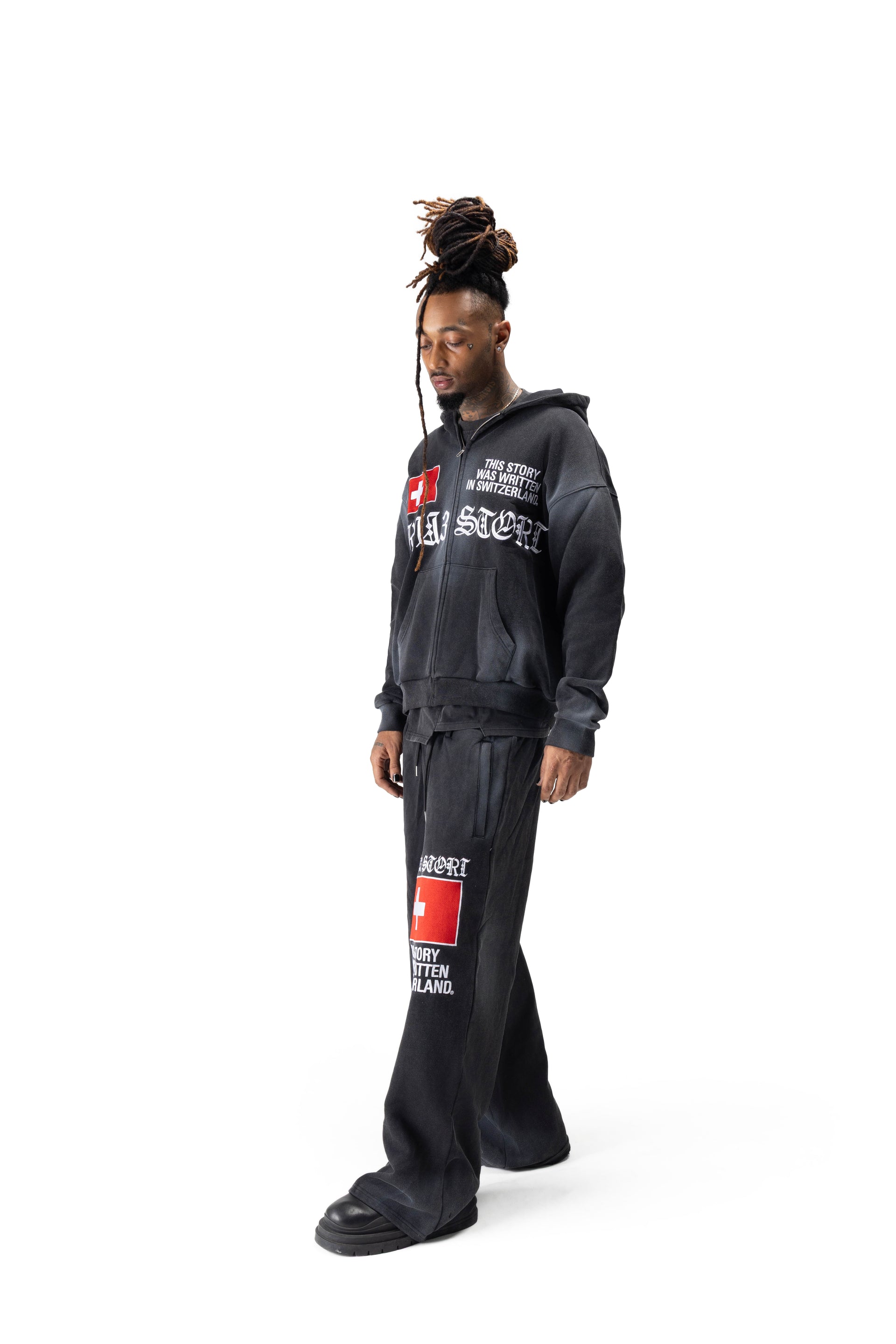 Tru3 Swiss Sweatpants Black