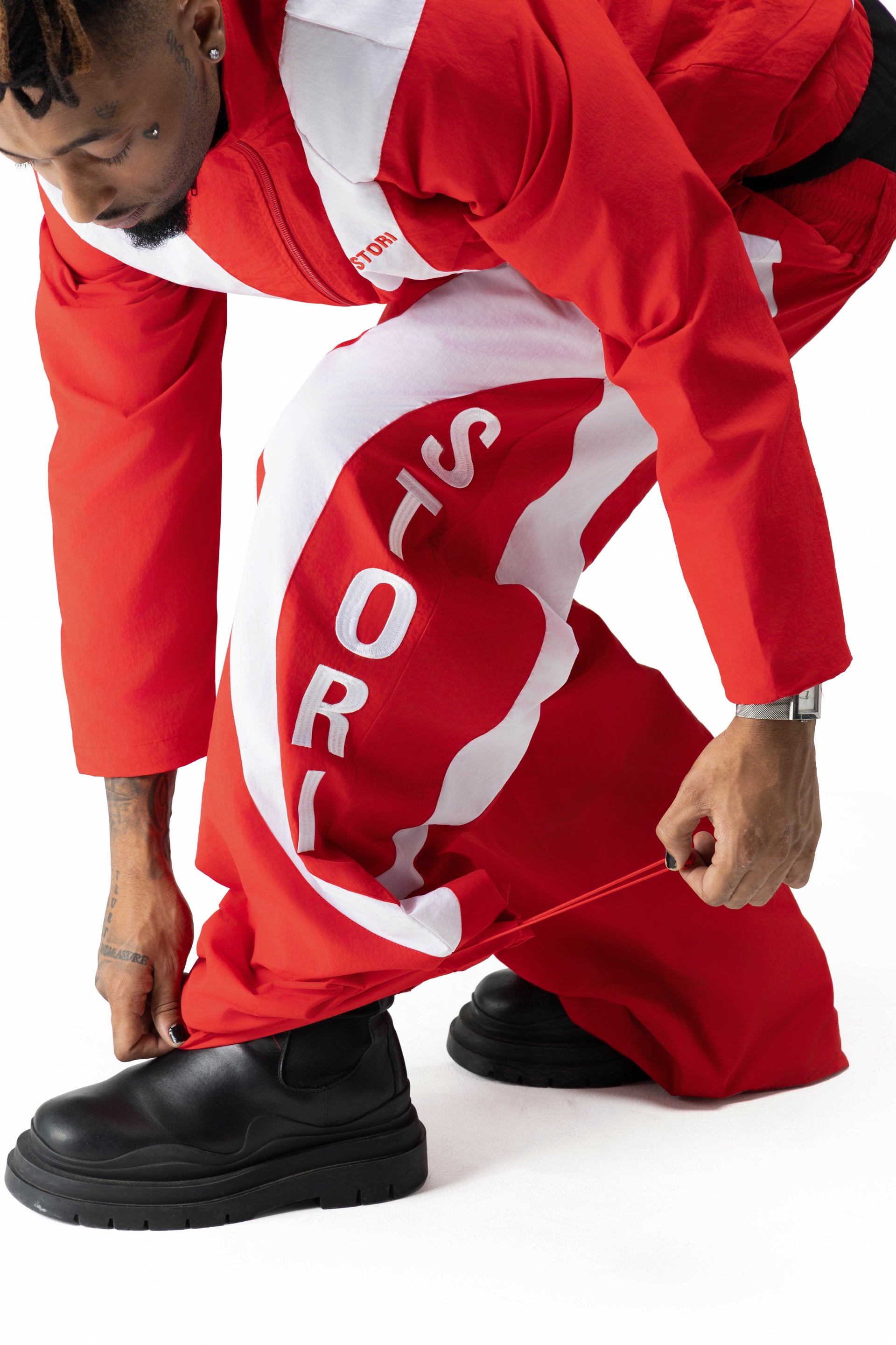 Tru3 Racing Nylon Pants Red