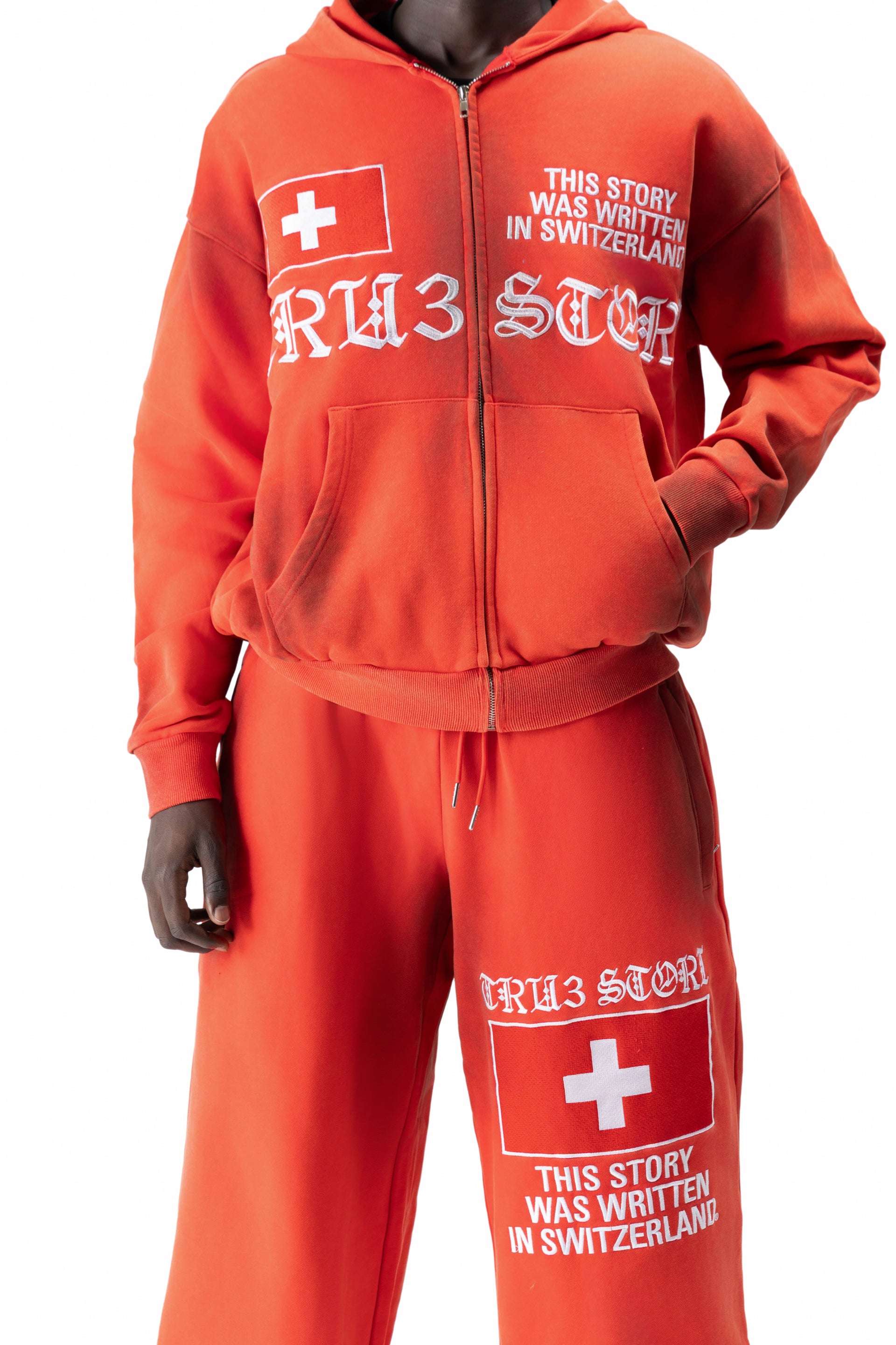 Tru3 Swiss Red Hoodie