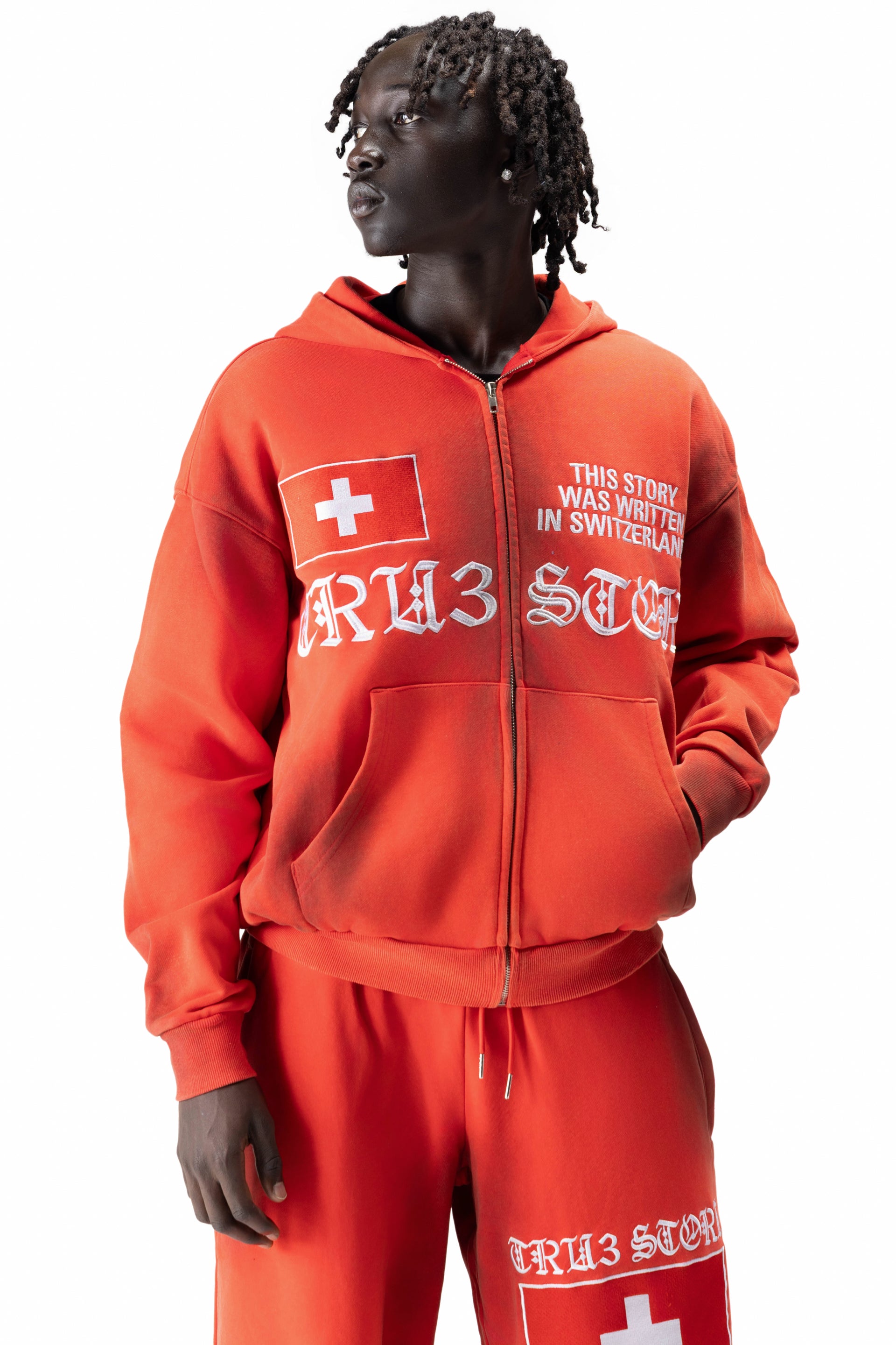 Tru3 Swiss Red Hoodie
