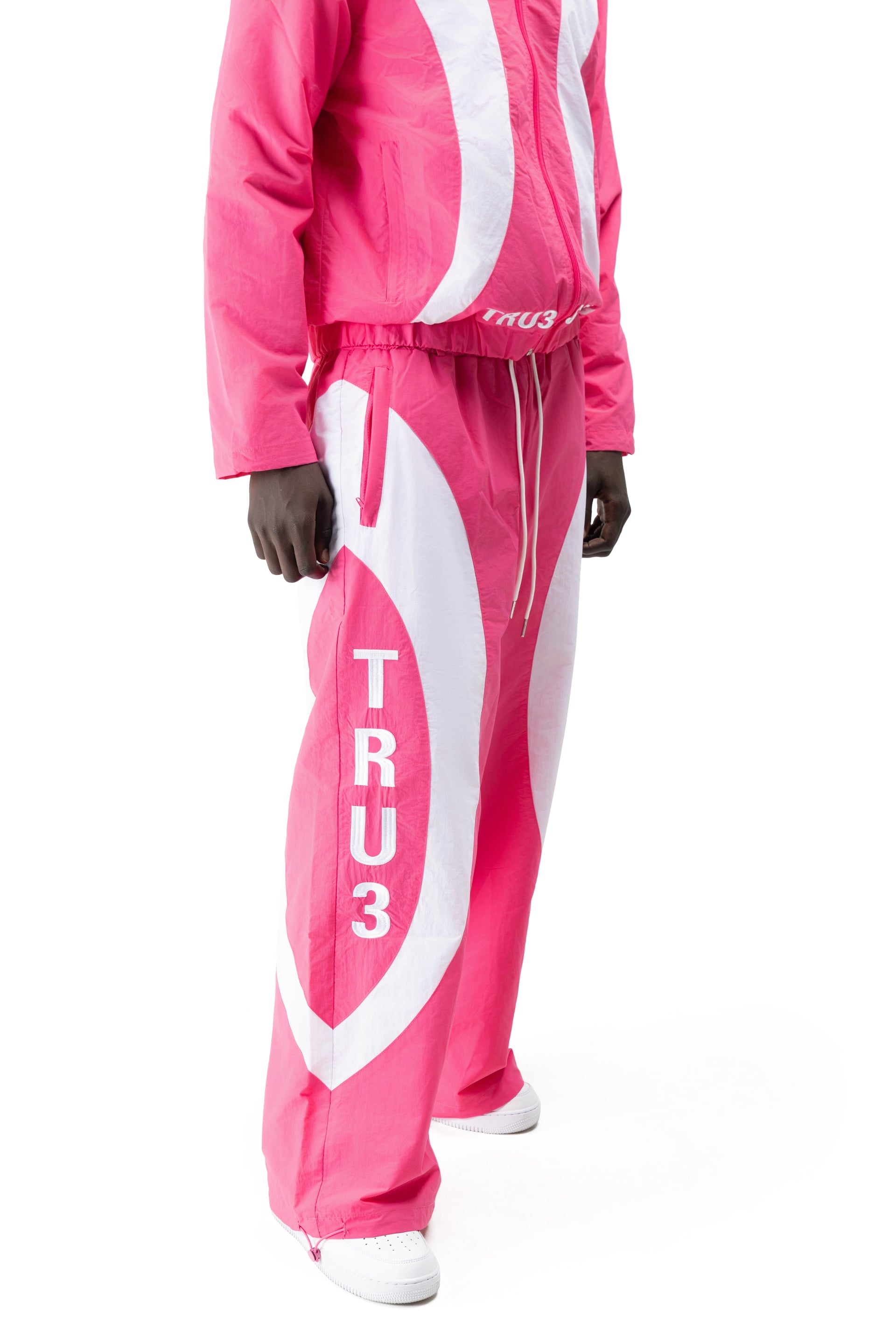 Tru3 Racing Nylon Pants Pink
