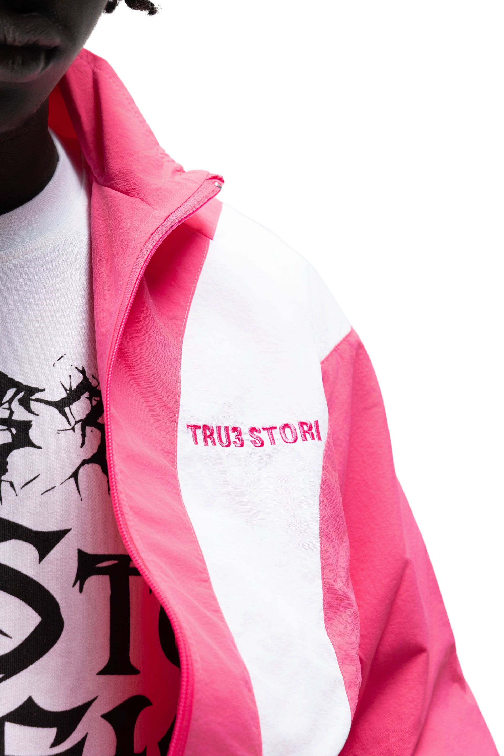 Tru3 Racing Nylon Jacket Pink