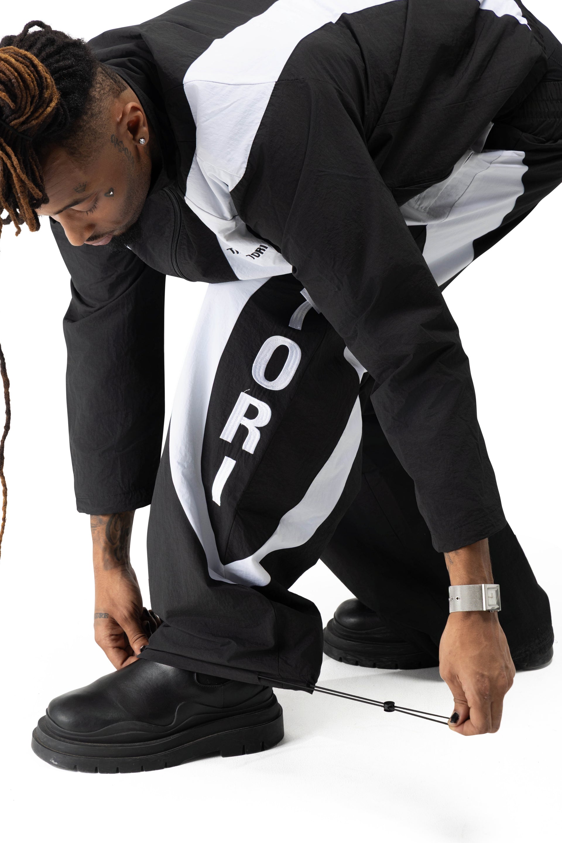 Tru3 Racing Nylon Pants Black