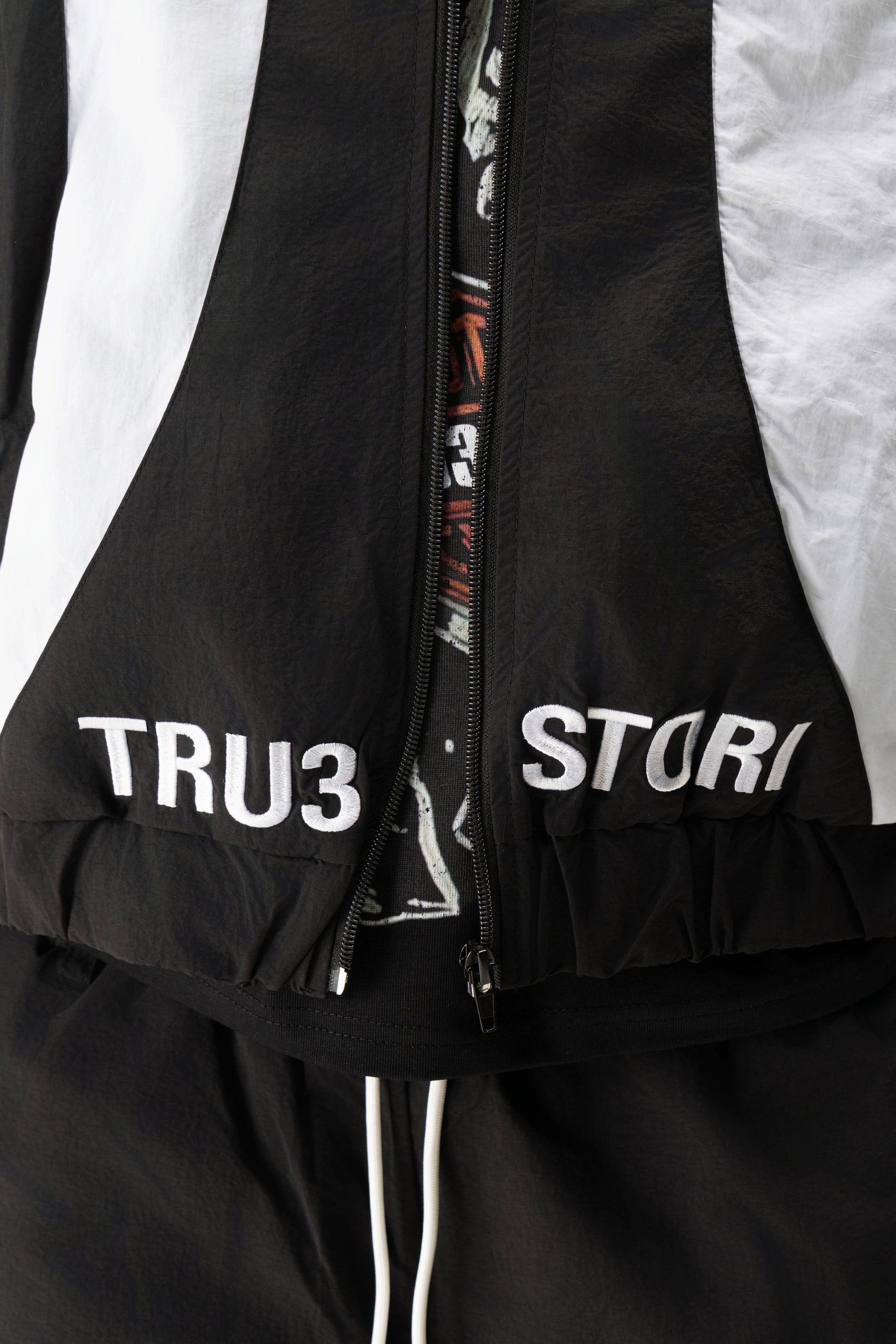 Tru3 Racing Nylon Jacket Black