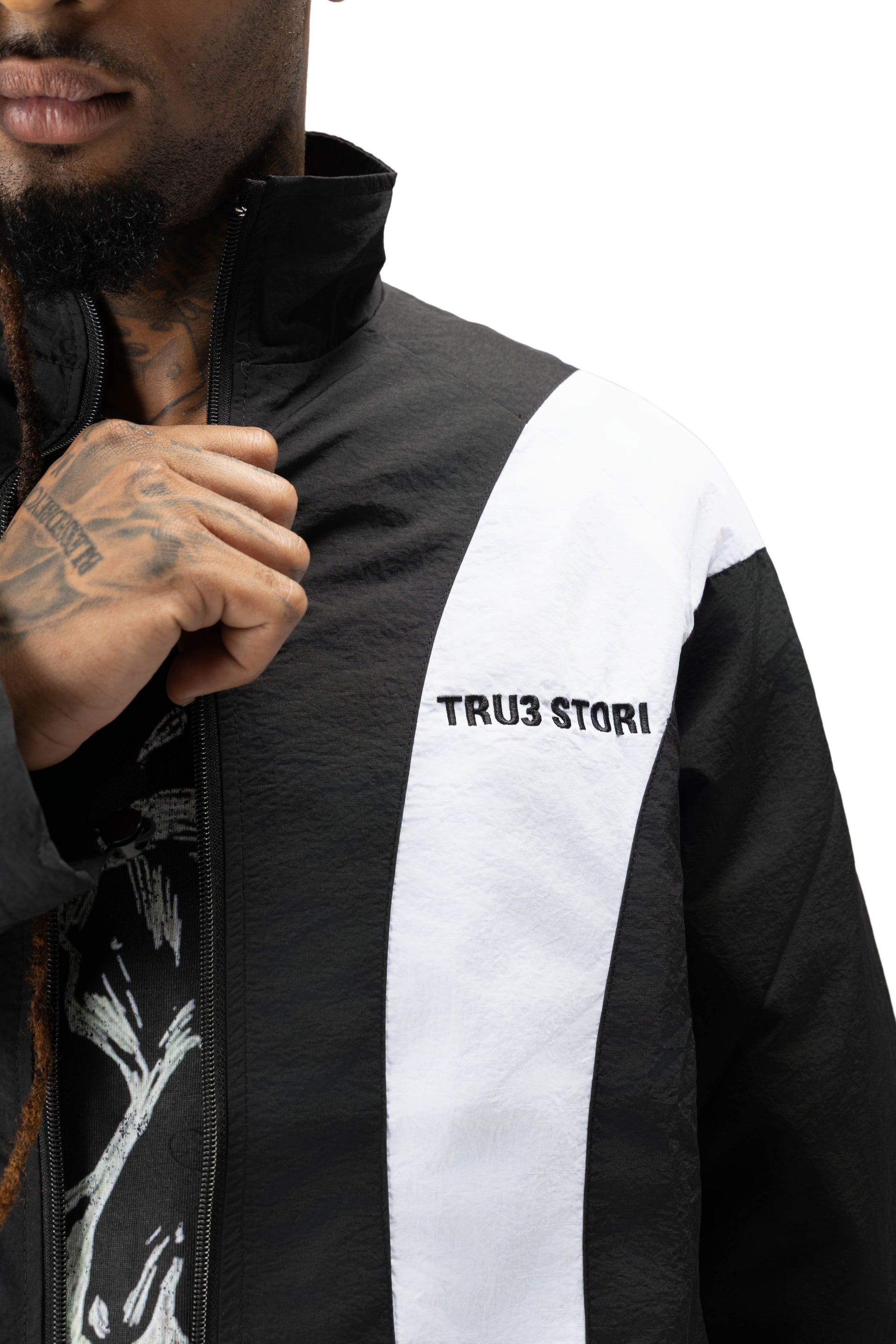 Tru3 Racing Nylon Jacket Black