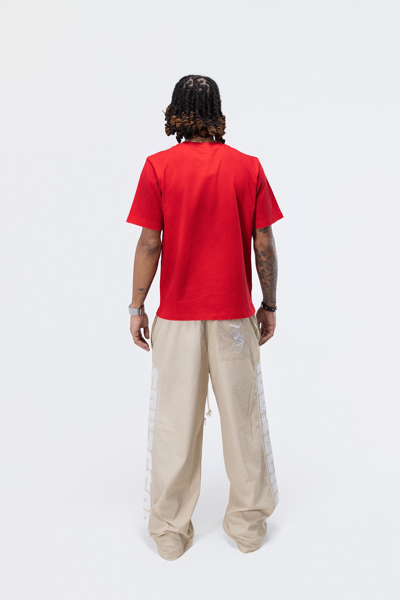 Footprint Tee Red With Stones