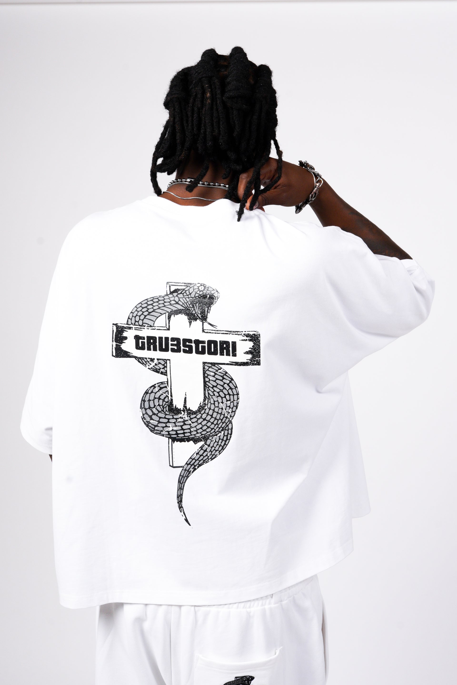 Tru3 Logo Tee White