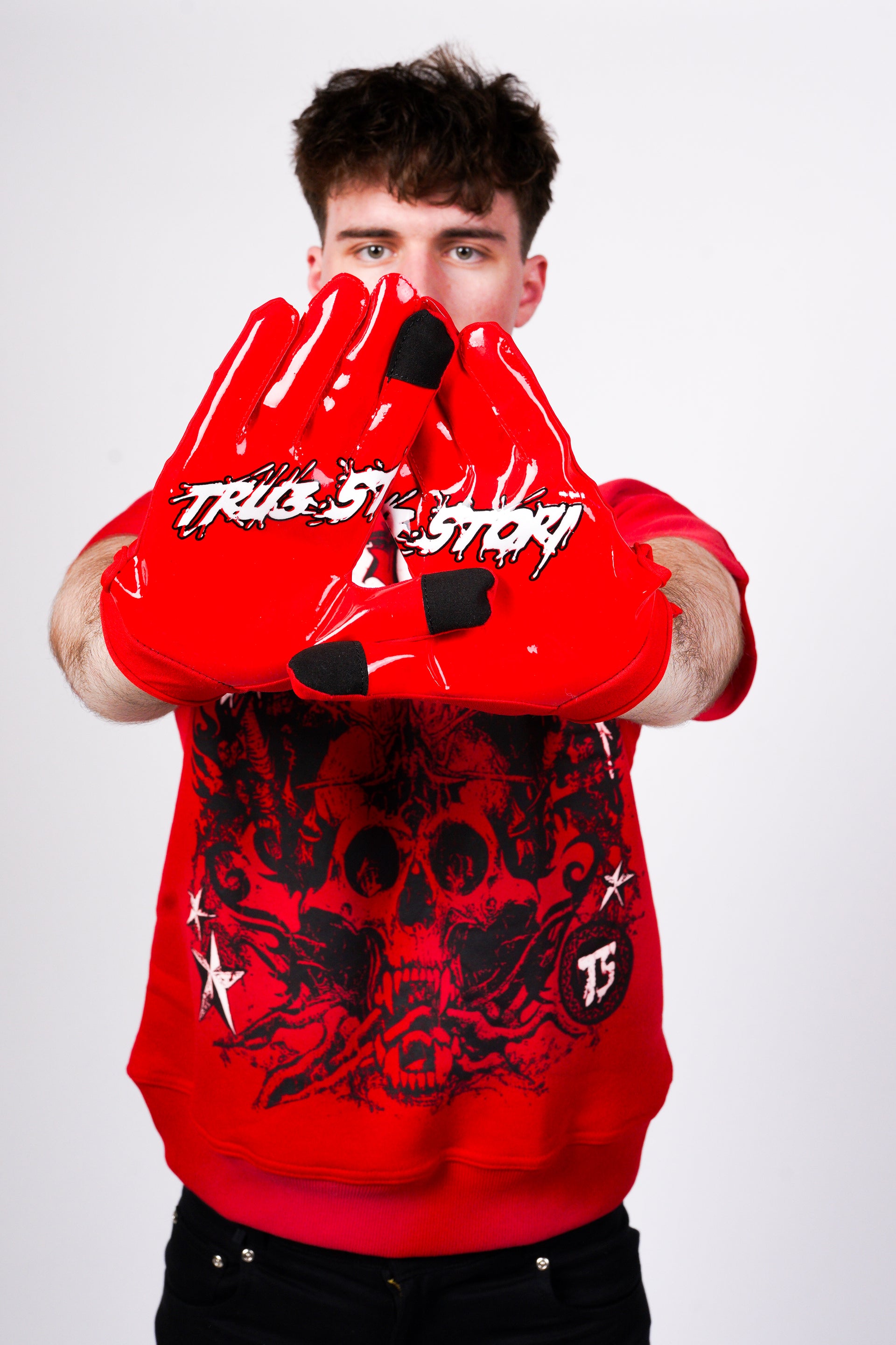 Tru3 Gloves Red