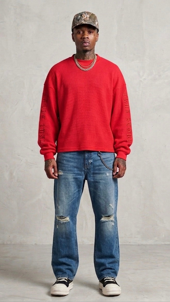 Red Thermal With Embroidery Logo's