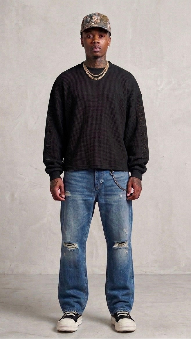 Black Thermal With Embroidery Logo's