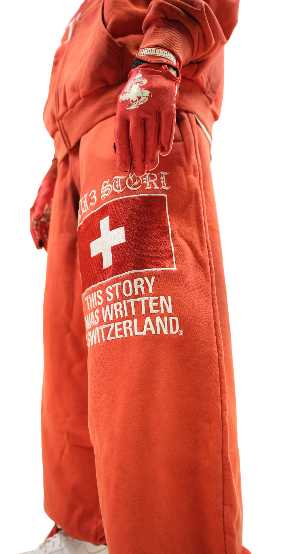 Tru3 Swiss Red Sweatpants