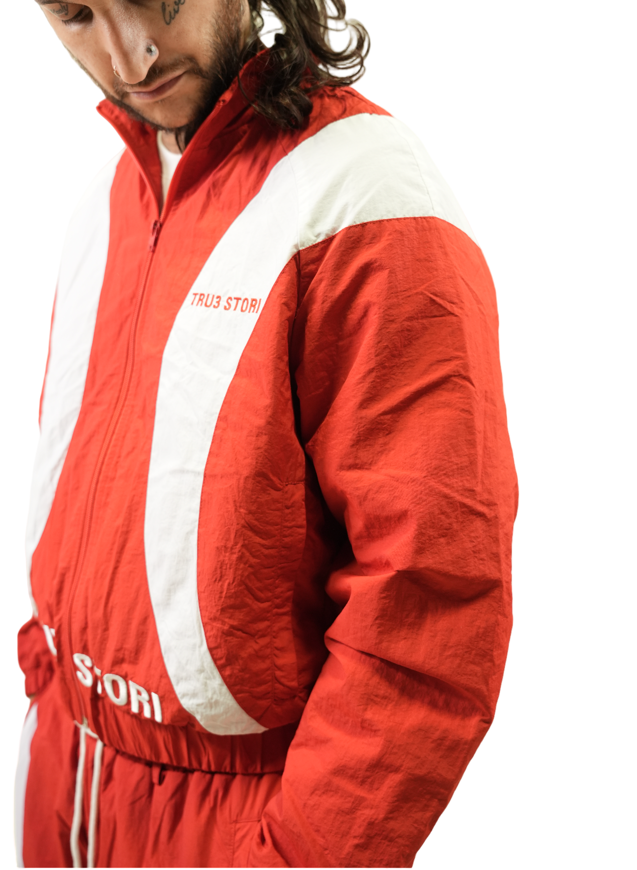 Tru3 Racing Nylon Jacket Red