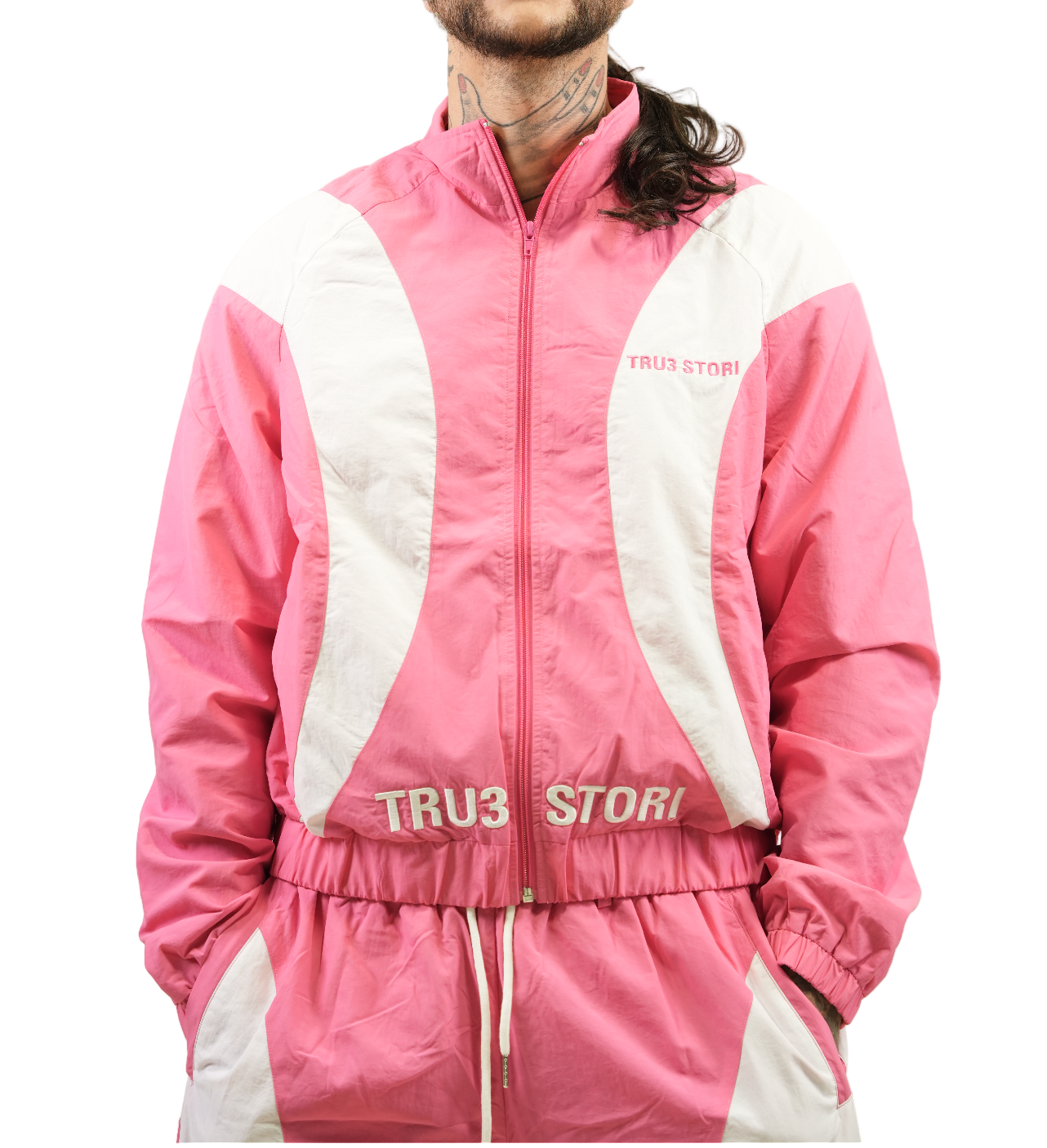 Tru3 Racing Nylon Jacket Pink