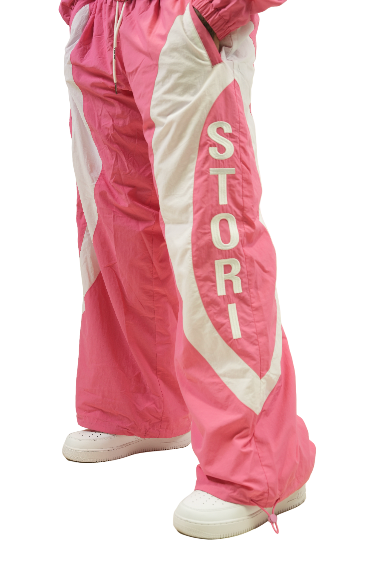 Tru3 Racing Nylon Pants Pink