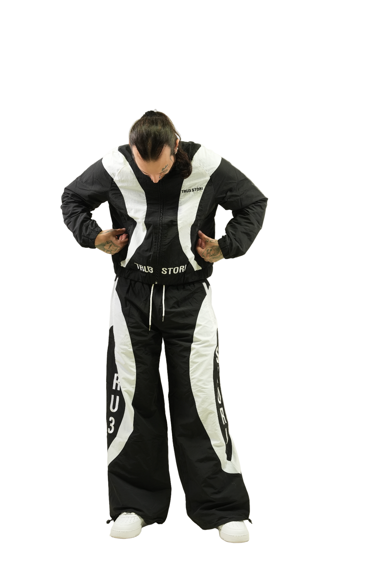 Tru3 Racing Nylon Jacket Black