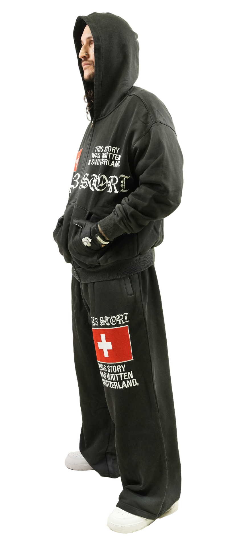 Tru3 Swiss Sweatpants Black
