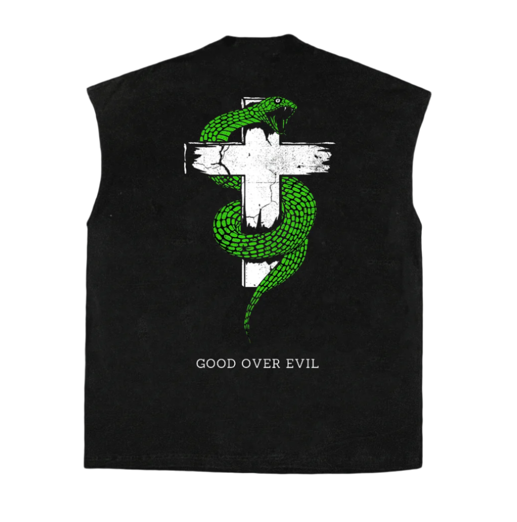 Free Jeffery Green Green Cut Off Tee